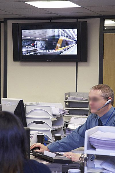 Signalisation numérique d'entreprise chez Balfour Beatty Plant & Fleet Services, Royaume-Uni