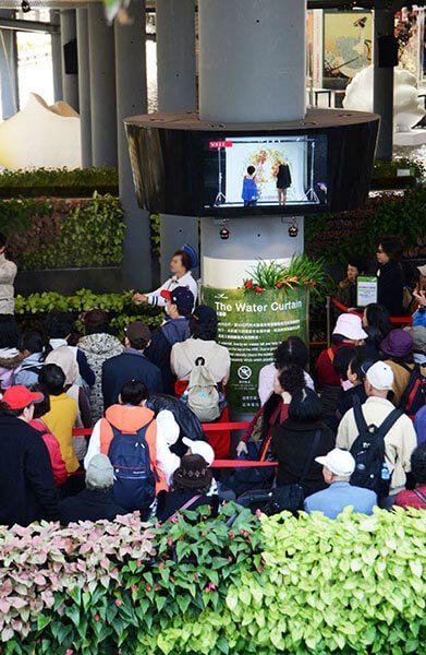 Signalisation numérique du centre de convention à l'exposition internationale de Taipei sur la flore 2010, Taïwan