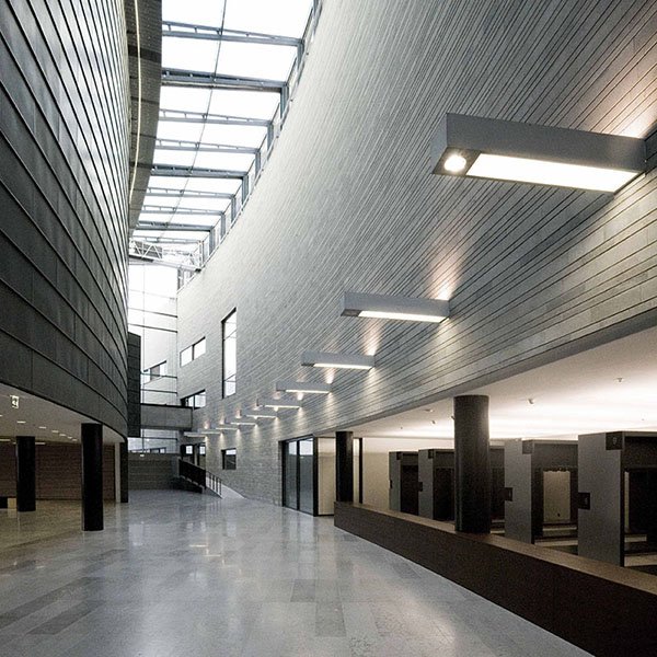 Signalisation numérique du musée au musée d'art Kumu, Estonie