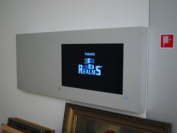 Signalisation numérique du musée au musée d'art Kumu, Estonie