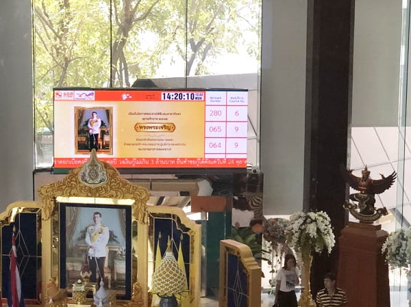 Signalisation numérique gouvernementale à la Banque de logements gouvernementale, Thaïlande