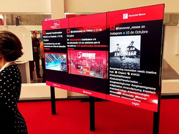 Stimuler l'engagement avec un mur social numérique en temps réel