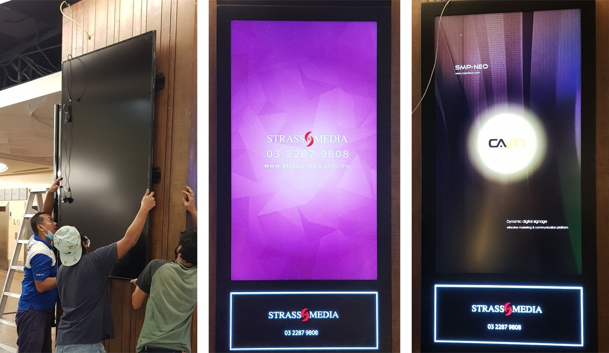 Signalisation numérique de vente au détail au Mid Valley Megamall, Malaisie