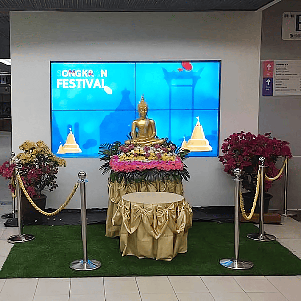 Signalisation numérique des soins de santé à l'hôpital de Bangkok Pattaya, Thaïlande