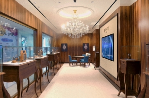 Signalisation numérique de détail chez Bovet 1822 Luxury Watch, Thaïlande