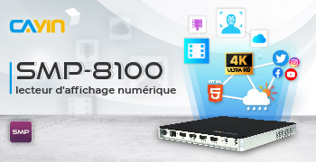 Élargissez votre champ de vision avec le lecteur d'affichage numérique SMP-8100 de CAYIN Technology!